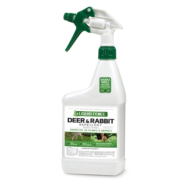 Liquid Fence Liquid Fence Animal Repellent Spray For Deer and Rabbits 32 oz HG-71126 - main